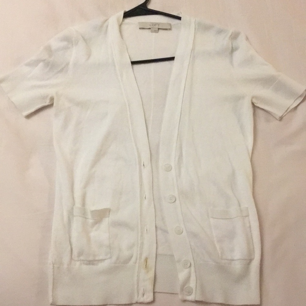 White Loft cardigan